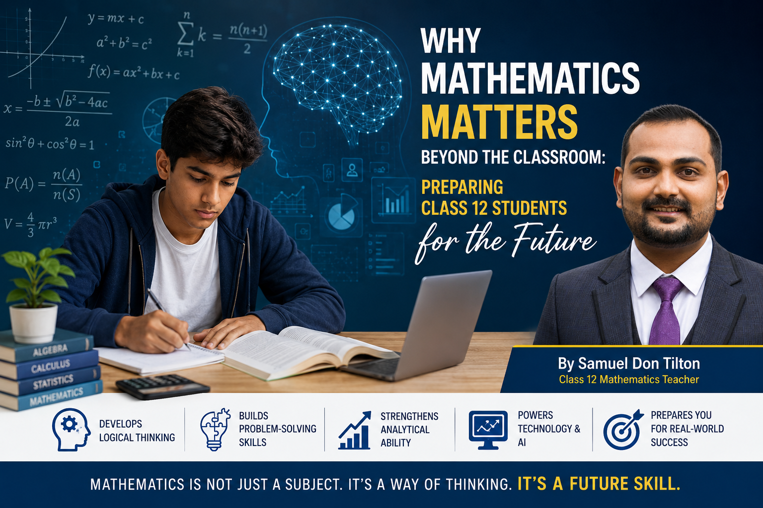 Why Mathematics Matters Beyond the Classroom: Preparing Class 12 Students for the Future