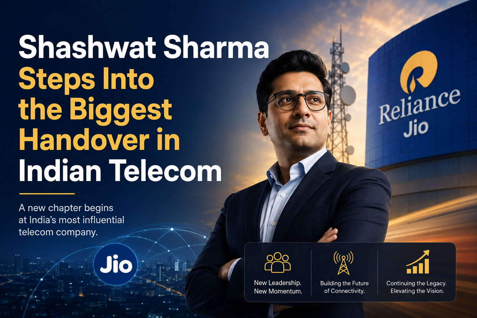 Shashwat Sharma Steps Into the Biggest Handover in Indian Telecom