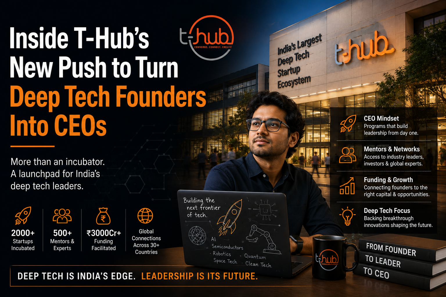 Inside T-Hub's New Push to Turn Deep Tech Founders Into CEOs