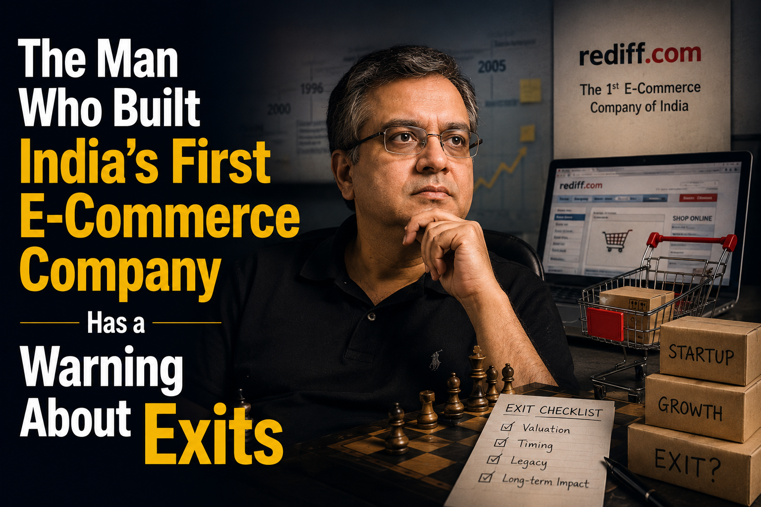 The Man Who Built India's First E-Commerce Company Has a Warning About Exits