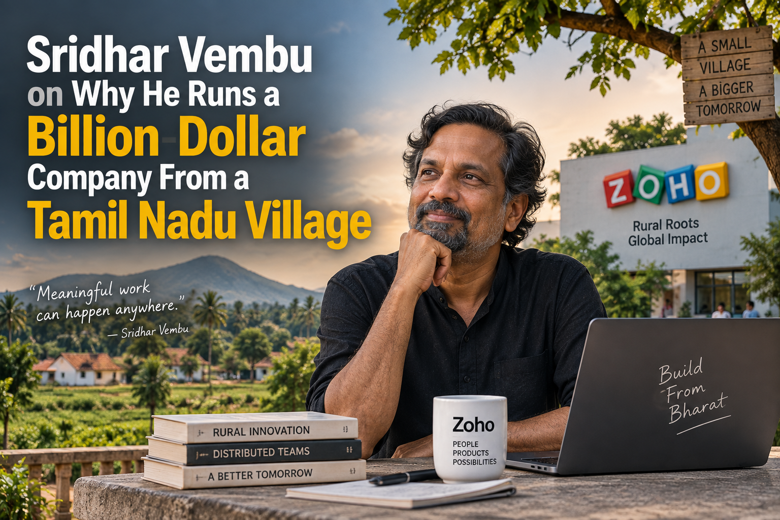 Sridhar Vembu on Why He Runs a Billion-Dollar Company From a Tamil Nadu Village