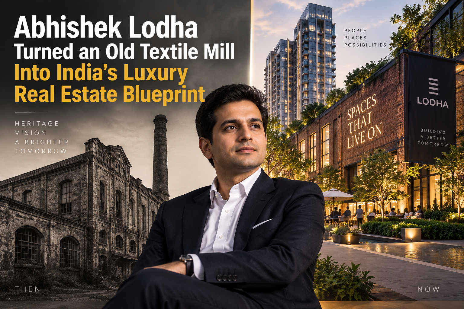 Abhishek Lodha Turned an Old Textile Mill Into India's Luxury Real Estate Blueprint