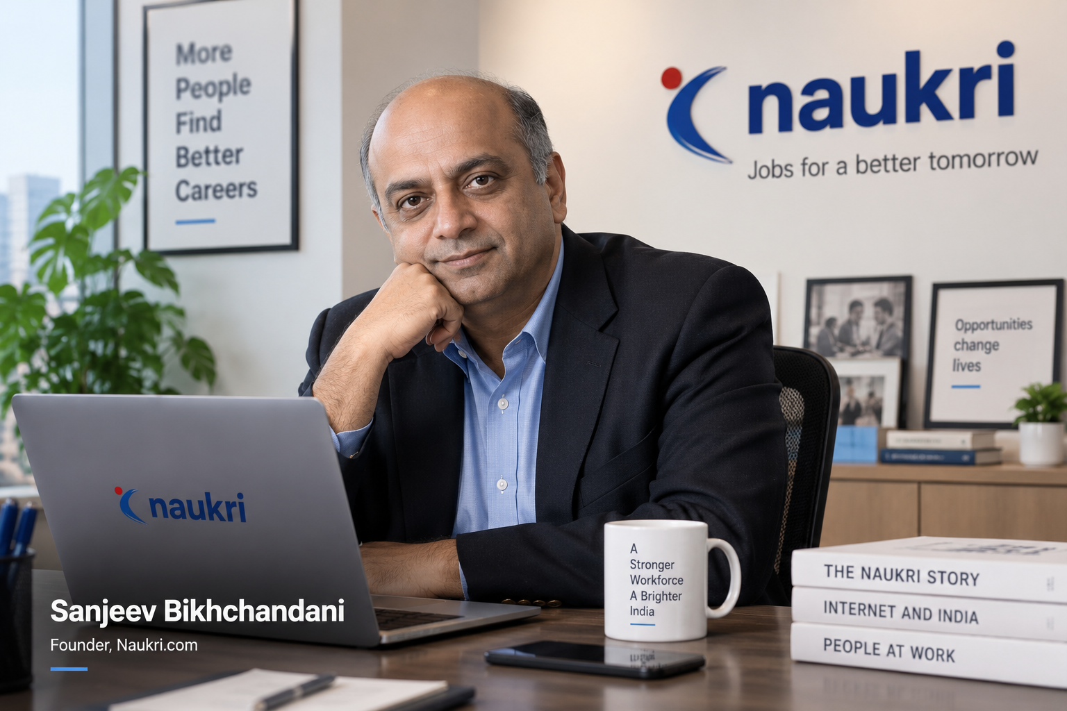 Sanjeev Bikhchandani Built India's Internet Job Market From a Servant's Quarter