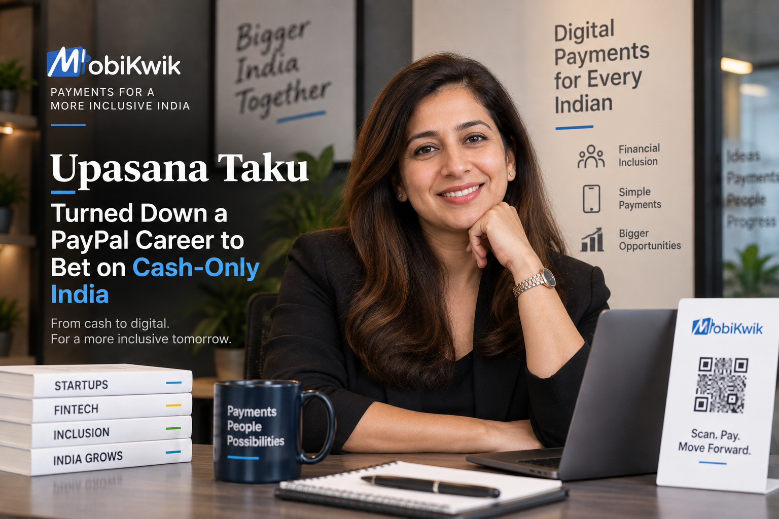 Upasana Taku Turned Down a PayPal Career to Bet on Cash-Only India